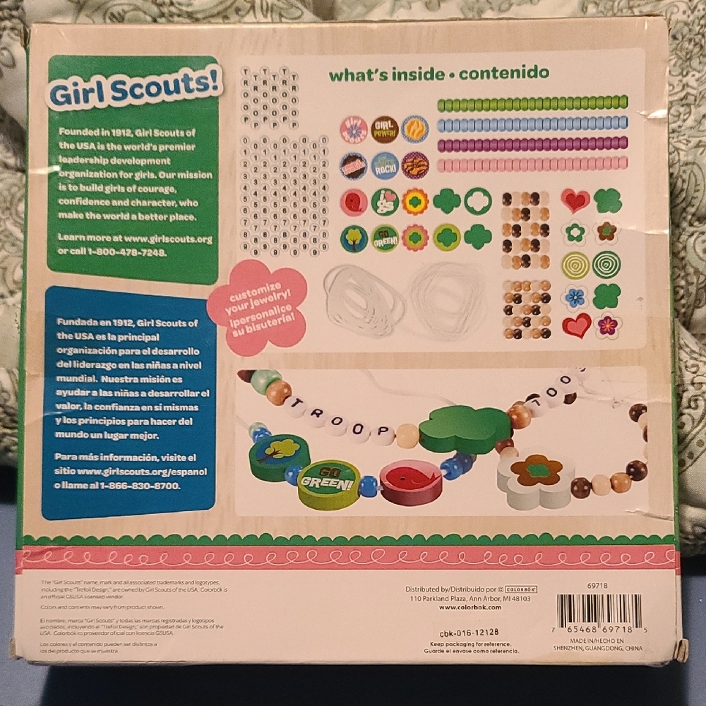 SALE!!! Girl Scouts Designer DIY Jewelry Bead Kit - Multicolor Beads NIB - Picture 2 of 10